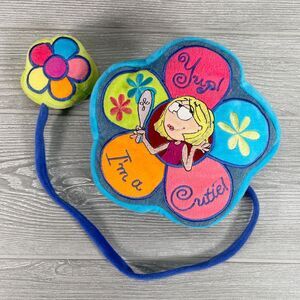 Vintage Disney Lizzie McGuire Pillow Colorful Flower Cutie Talking Electronic